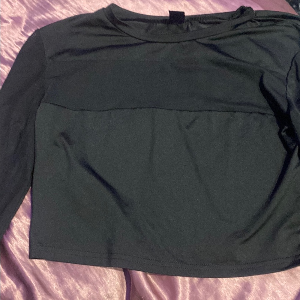 Black Long Sleeve Women's Top